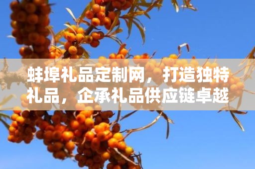 蚌埠礼品定制网，打造独特礼品，企承礼品供应链卓越服务